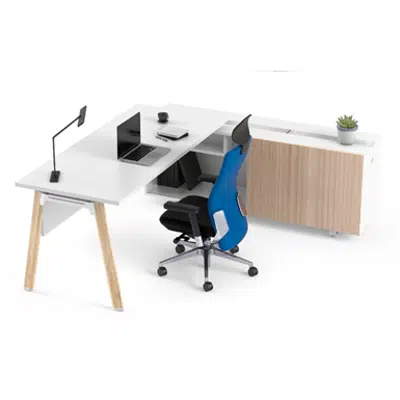 Image pour Modernform Manager Desk Right Cabinet Asdish A 160x160