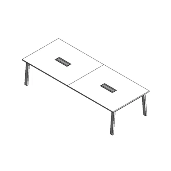 Modernform Meeting Table Zynergy 300x120