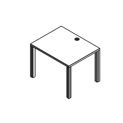 Image for Modernform Single Desk Neon A NA1008GX
