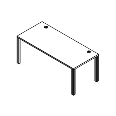 Image for Modernform Single Desk Neon A NA1808GX