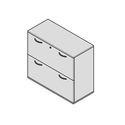Image for Modernform File Drawer Cabinet Universal 4 E 80x40