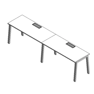 obraz dla Modernform Single Desk 2 Seat Cosmos 280x60 Z