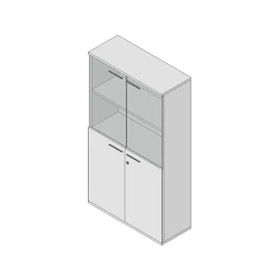 Obrázek pro Modernform Glass Door or Hinge Doors Cabinet Universal 2 N 80x40