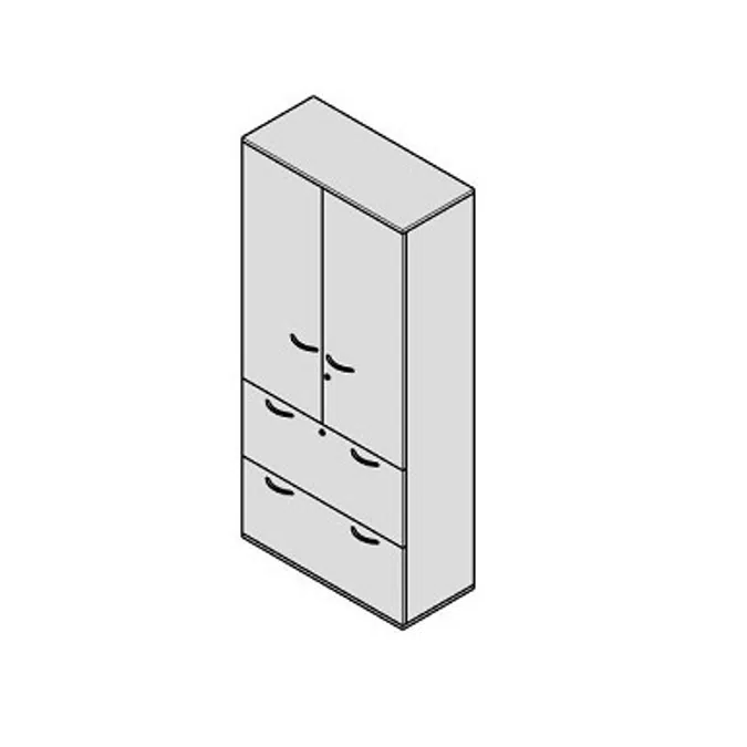 BIM objects - Free download! Modernform Hinge Doors or File Drawer ...