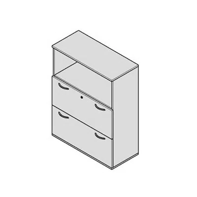 Image for Modernform Open or File Drawer Cabinet Universal 11 E 80x40