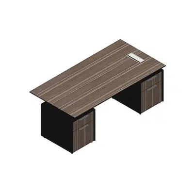 Image pour Modernform Desk with Right Cabinet EXM4_200x100