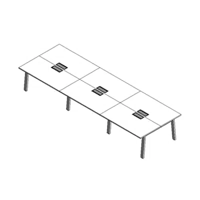 obraz dla Modernform Double Desk 6 Seat Zynergy  420x140
