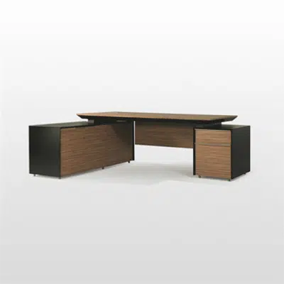 kuva kohteelle Modernform Desk with Left Cabinet EXM4  225x195