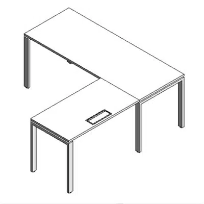Image for Modernform Desk with right top cosmos U 180x180