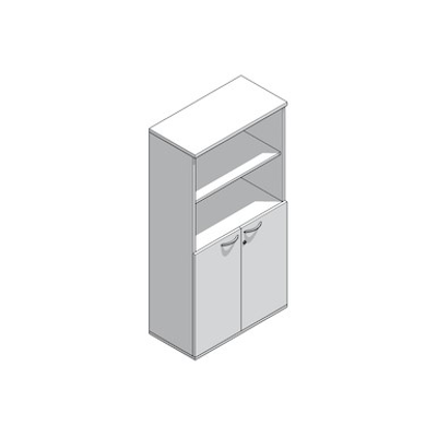 Image for Modernform Open Hinge Doors Cabinet Universal 2 E 80x40