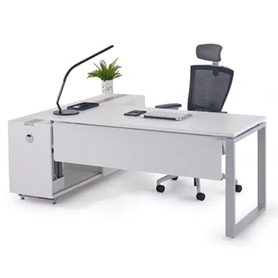 画像 Modernform Manager Desk Right Cabinet Cosmos O 180x160