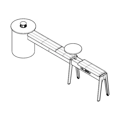 Immagine per Modernform Orbix Power Platform with Seating Tabletop Power Outlet and Pop-up Plugs
