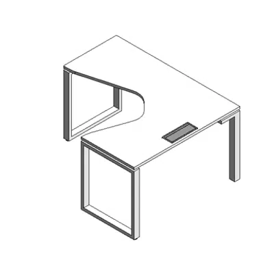 Obrázek pro Modernform L-Shape Right Desk Cosmos 140x120 O