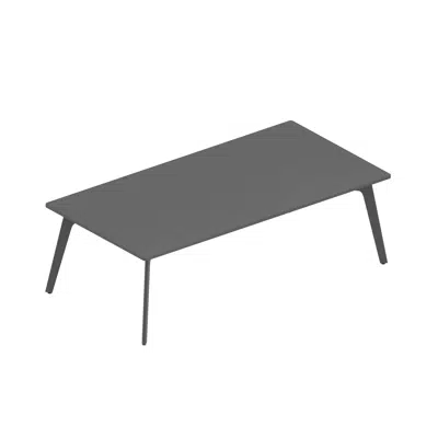 Image for Modernform Orbix Expansion Meeting Table without Center Leg with Angled Leg and and Power Outlet