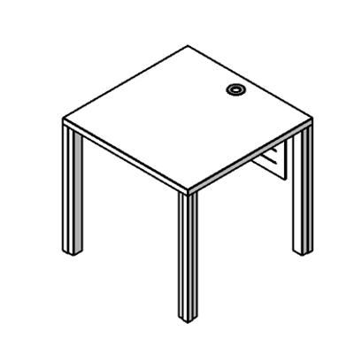 Image for Modernform Single Desk Neon A NA0808GM
