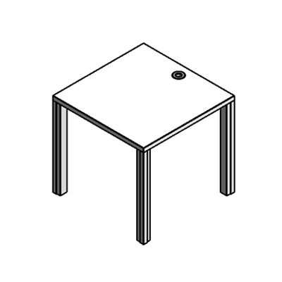 Image for Modernform Single Desk Neon A NA0808GX