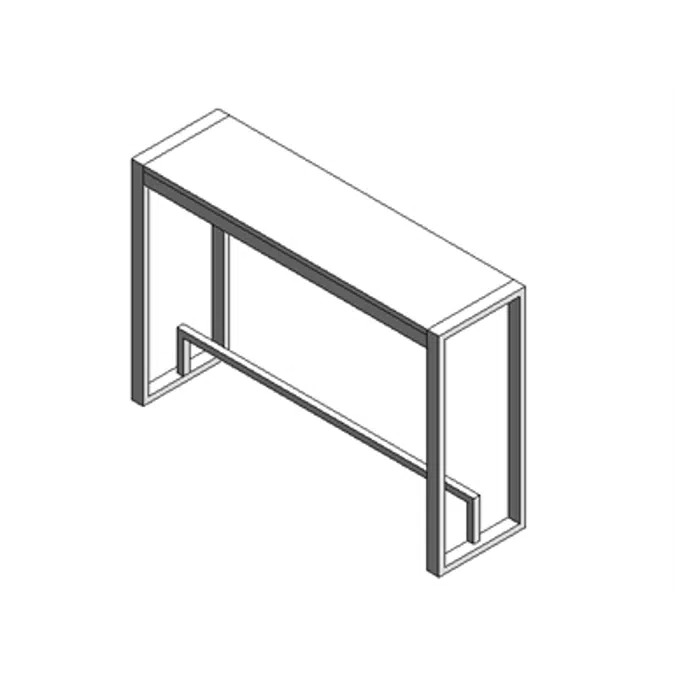 Modernform High Table Stand  STOR1604