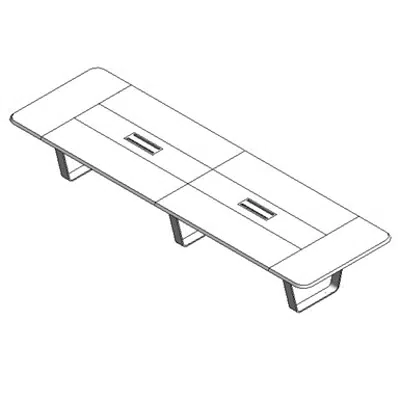 Modernform conference table Kontrol ML 420x130 이미지