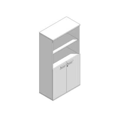 Obrázek pro Modernform Open Hinge Doors Cabinet Universal 2 S 80x40