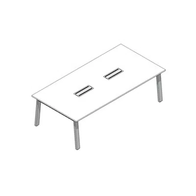 画像 Modernform Meeting Table Zynergy 240x120