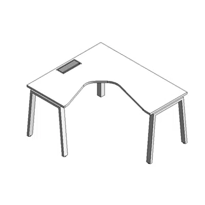 Image for Modernform L-Shape Left Desk Cosmos 160x120 Z