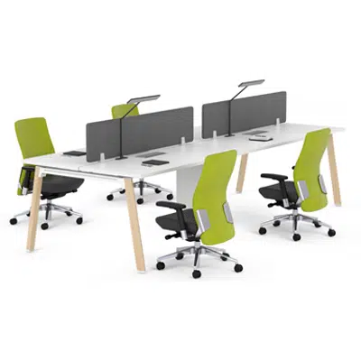 Image for Modernform Double Desk Asdish A 280x120