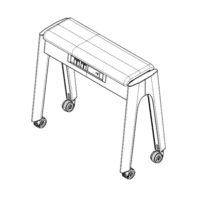 Immagine per Modernform Orbix Mobile Power Platform with Seating and Power Outlet
