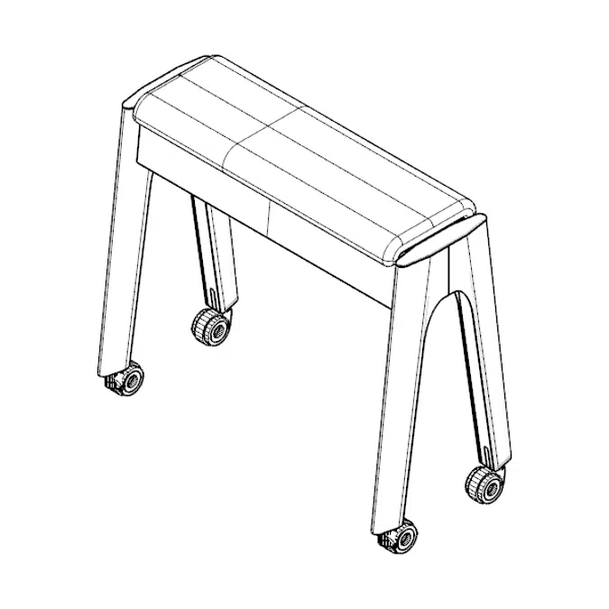 Modernform Orbix Mobile Power Platform with Seating and Power Outlet