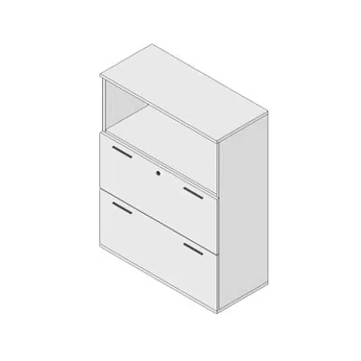 Image for Modernform Open or File Drawer Cabinet Universal 11 S 80x40