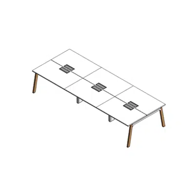 Immagine per Modernform Double Desk 6 Seat Asdish 360x140 A