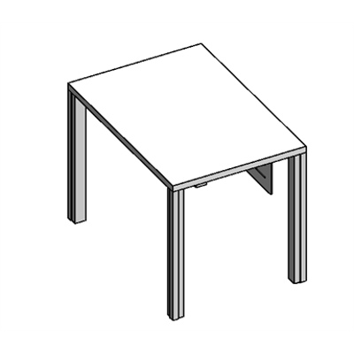 Image for Modernform Single Desk Neon A NA1007M