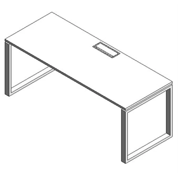 Modernform Single Desk Cosmos O 180x70