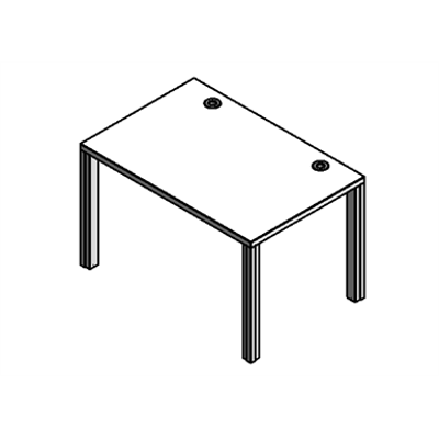 Image for Modernform Single Desk Neon A NA1208GX
