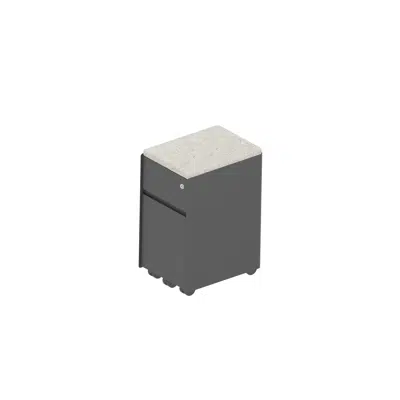 Imagem para Modernform Orbix Expansion Mobile Pedestal with Casters}