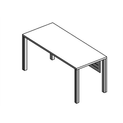 Image for Modernform Single Desk Neon A NA1607M