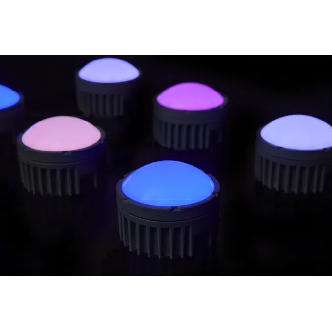 Exterior Dot-HP Pro Outdoor-Rated, High-Output RGBW LED Connector-Based Dot