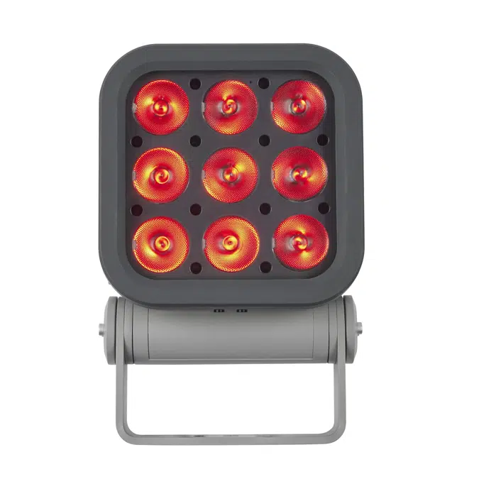 Exterior Wash Pro M QUAD Outdoor-rated QUAD color wash light with creative control