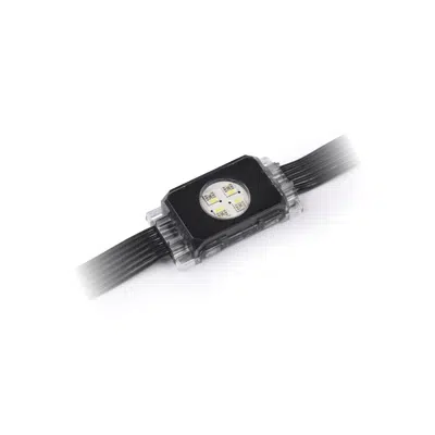 รูปภาพสำหรับ Exterior Dot-4 Pro Outdoor-Rated, String-Based RGBW LED Dots - Medium