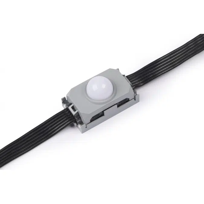 Exterior Dot-4 Pro Outdoor-Rated, String-Based RGBW LED Dots - Medium