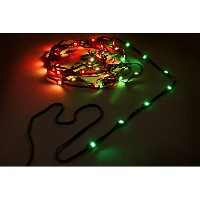 Exterior Dot-4 Pro Outdoor-Rated, String-Based RGBW LED Dots - Medium
