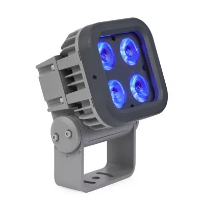 Image for Exterior Wash Pro S QUAD Outdoor-rated QUAD color wash light with creative control