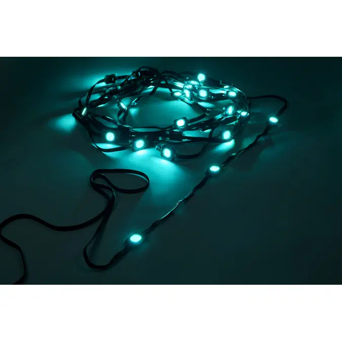 Exterior Dot-9 Pro Outdoor-Rated, String-Based RGBW LED Dots - Large