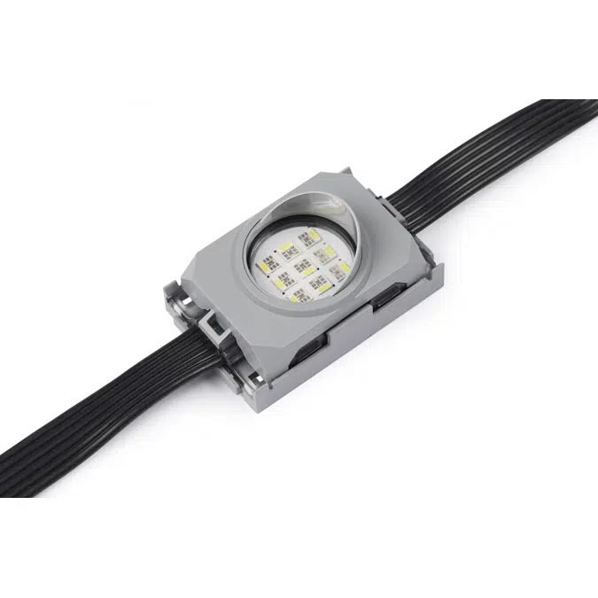 Exterior Dot-9 Pro Outdoor-Rated, String-Based RGBW LED Dots - Large