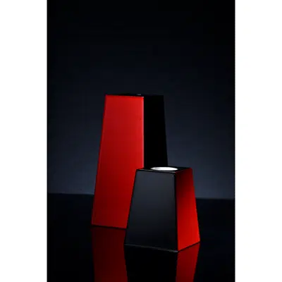 Image for Black vermilion vase