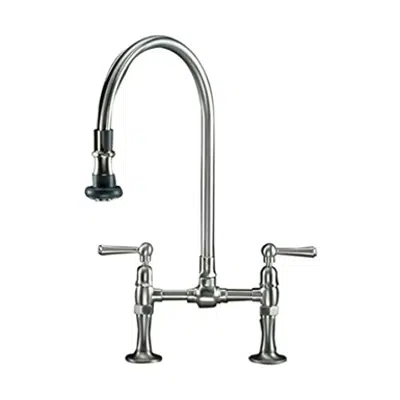 kuva kohteelle Jaclo 1015-M-BSS Deck Bridge Pull-Off Spray Faucet