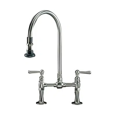 Image for Jaclo 1015-M-BSS Deck Bridge Pull-Off Spray Faucet