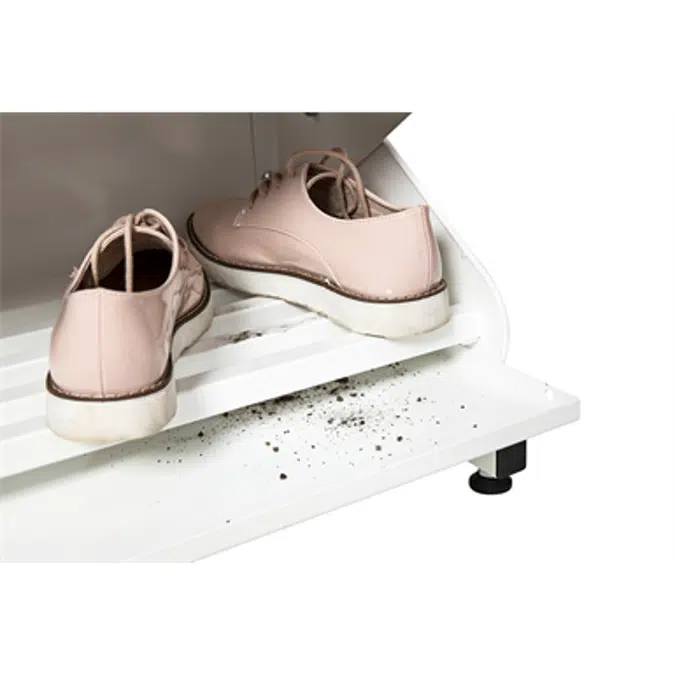 BST shoe shelf with dividers