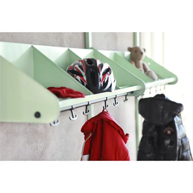 BST hat rack with dividers