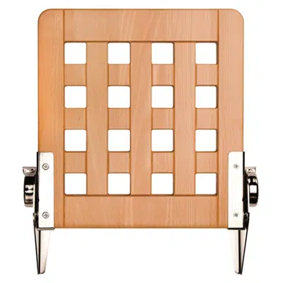 Image for Folding seat redbeech squares