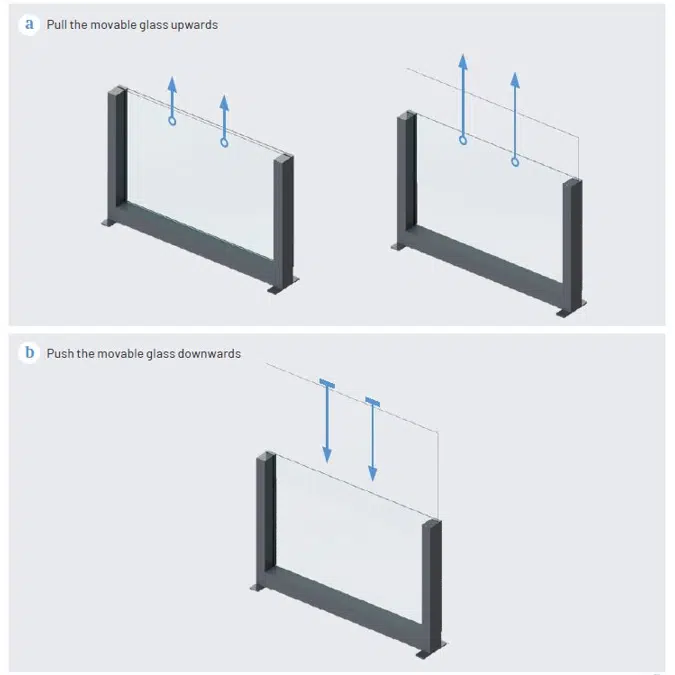 Acristalia Windbreaker Retractable Glass Railing - Ascendo Series